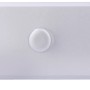 Siro Hakenleiste SM8164, chrom-matte Garderobenleiste mit 5 Haken aus Kunststoff im Metalleffekt.