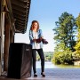 Char-Broil Schutzhülle für digitalen Smoker, robust und wetterfest.