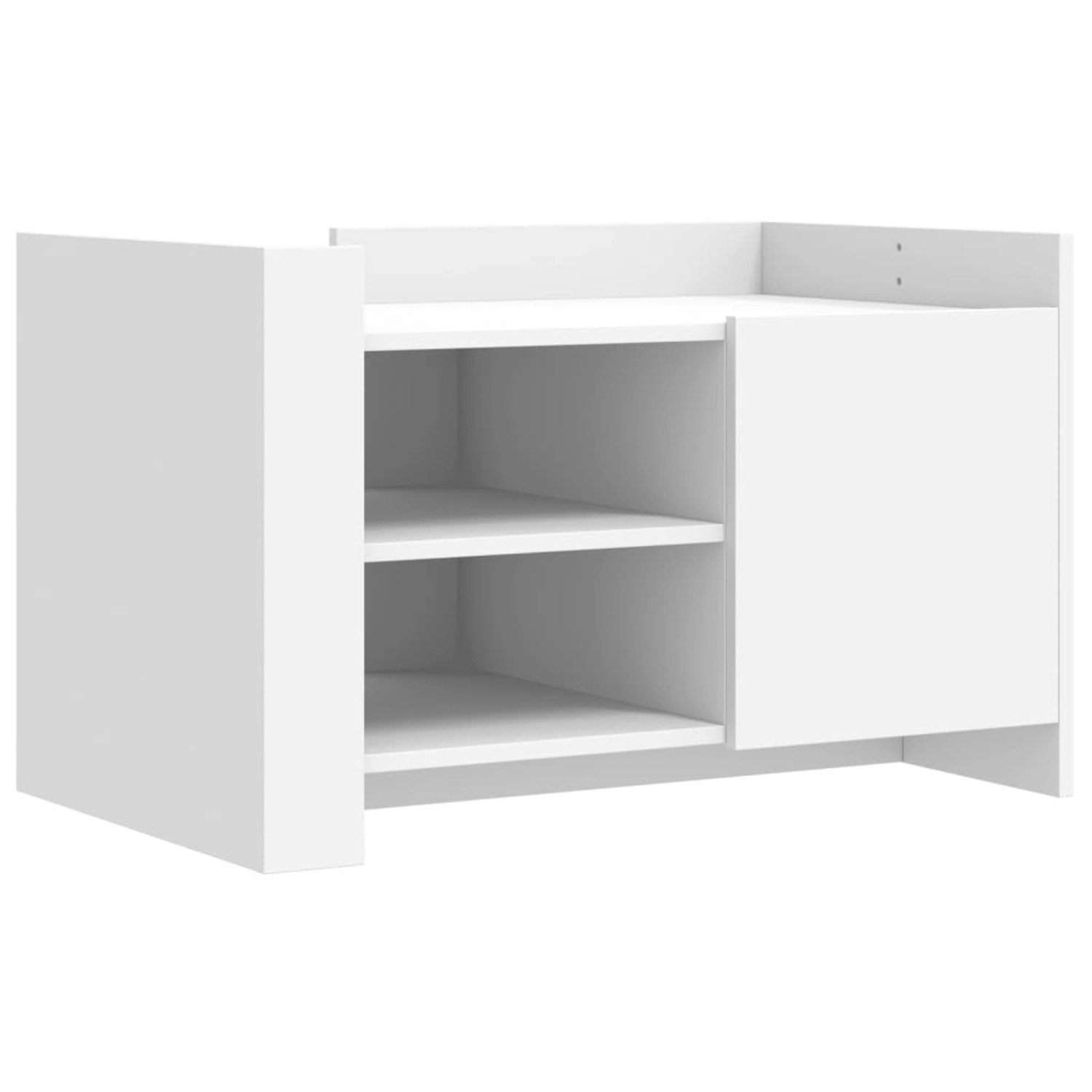 vidaXL Couchtisch Weiß 80x50x50 cm Holzwerkstoff 848353 günstig online kaufen