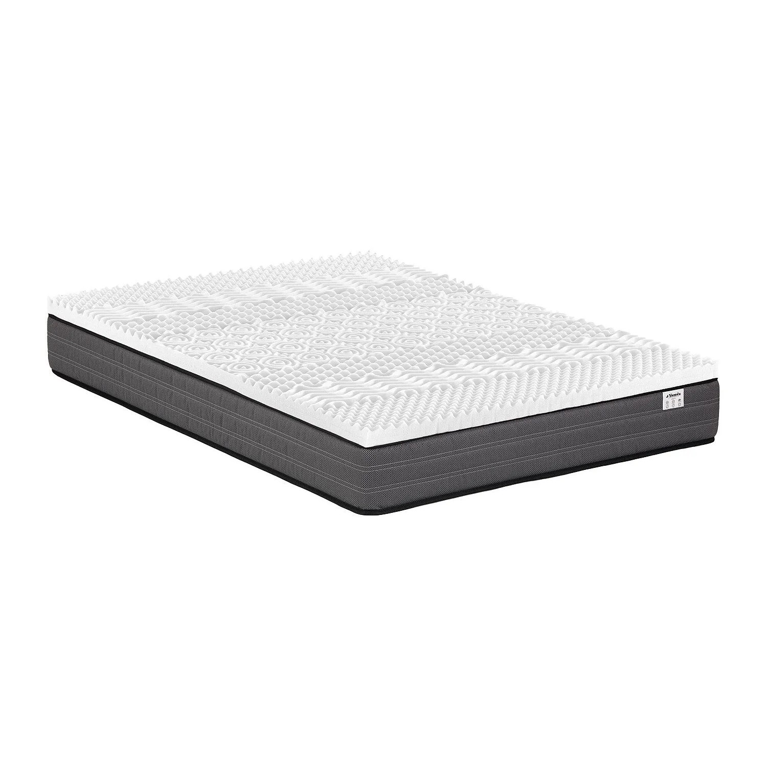 Vente-unique Standardmatratze Ambracie Weiß 200 cm