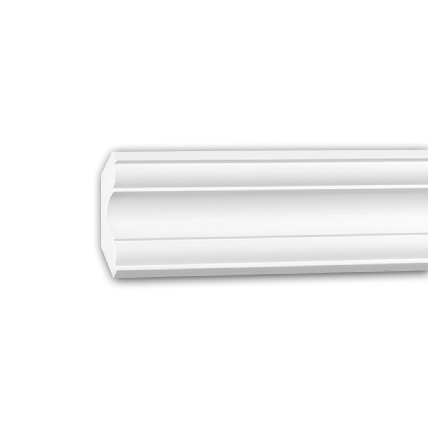 PROFHOME 150294 Eckleiste aus Polyurethan Deckenleiste Stuckleiste 2 m 200 günstig online kaufen