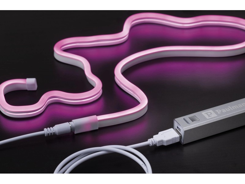 USB Orange W Neon kaufen 1 m Strip 4,5 5V Colorflex LED OBI Paulmann bei