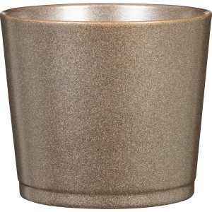 Scheurich Übertopf 883, 15 cm, Magic Gold, Keramiktopf für Zimmerpflanzen.