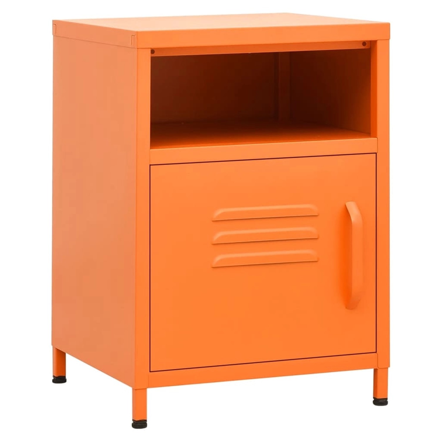 vidaXL Nachttisch Orange 35x35x51 cm Stahl Modell 1 günstig online kaufen