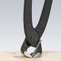 Knipex Monierzange 280 mm, schwarz, beim Schneiden eines Nagels. Zange für Bindedraht.