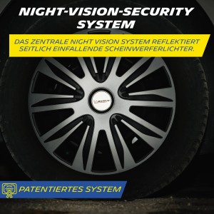 Michelin Radzierblenden Typ Louise Silber/Schwarz 16"