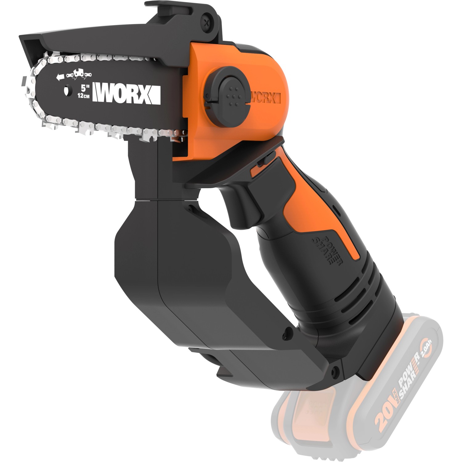 Worx Einhand Astsäge WG324E.9 20 V Solo