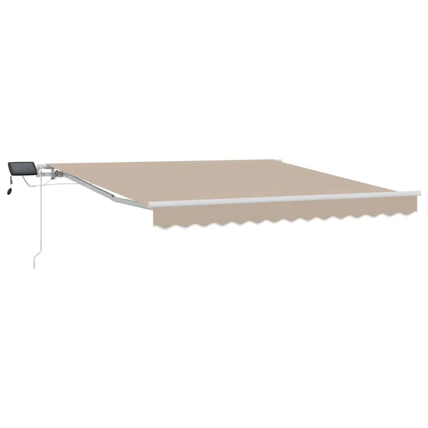 vidaXL Einziehbare Markise mit Beige 300 x 250 cm Stoff 3330052 günstig online kaufen