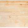 Unbepflanztes, helles Holz-Hochbeet Natur, 150x76x79 cm, für Garten oder Terrasse.