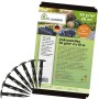 TTL GARDEN Unkrautvlies 50g/m² 2x10m 20m² Schwarz Inkl. 30 Erdanker 12cm Gartenvlies Mulchvlies Wasserdurchlässig UV-stabil