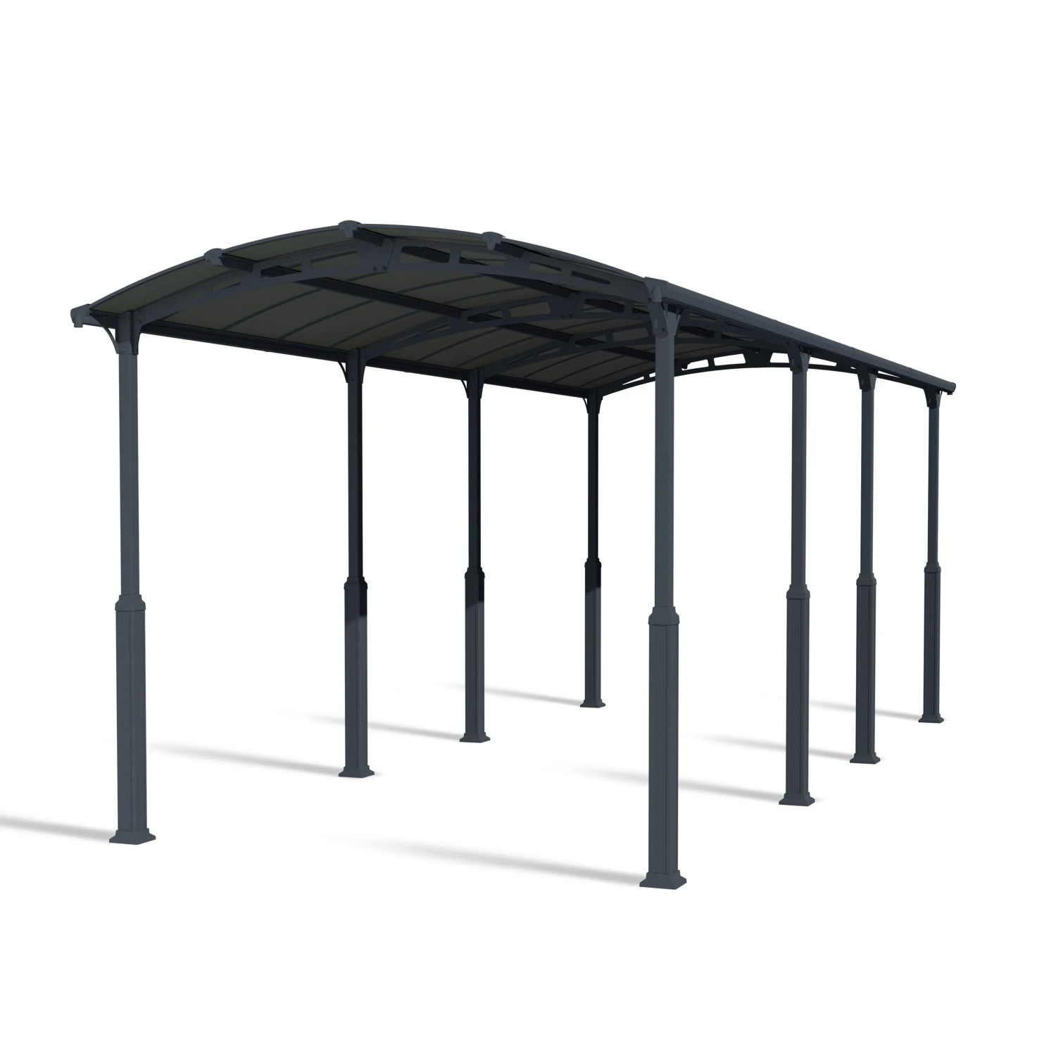 Canopia Carport Arcadia Alpine 8500 Anthrazit 360 cm x 900 cm