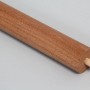 Runder Sapelli Handlauf, 40 mm x 1500 mm, rotbraunes Tropenholz für Innen- und Außenbereich.