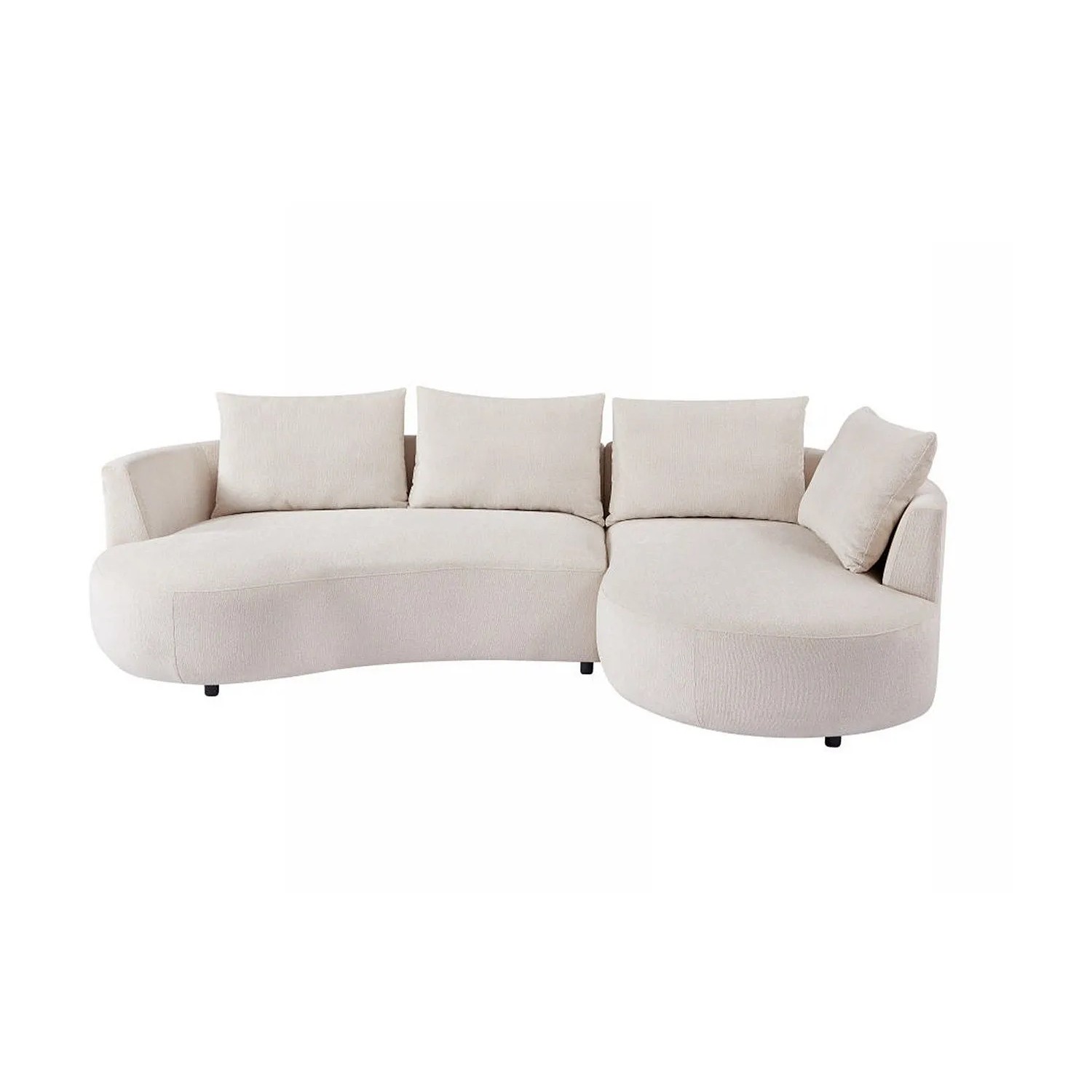 Vente-unique Sofa Ohne Schlafmöglichkeit Lousado Beige 285 cm