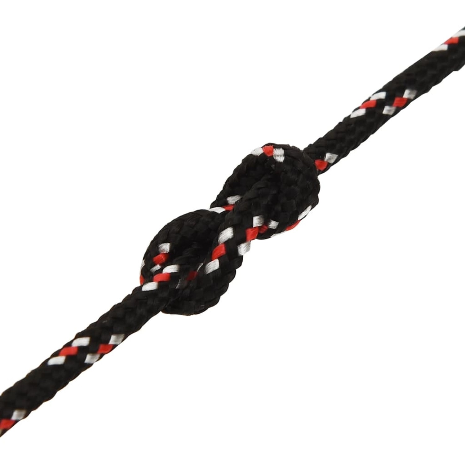 vidaXL Bootsseil Schwarz 5 mm 500 m Polypropylen 152336_4