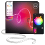 Philips Hue Outdoor Lightstrip Flux 10m mit Farbverlauf und App-Steuerung.
