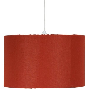 PR Home Classic Lampenschirm für Außen Rostrot Outdoor 50cm für E27 Pendelaufhang
