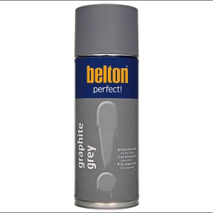 belton Buntlack Perfect Graphite Grey, seidenmatt, 400ml Dose.
