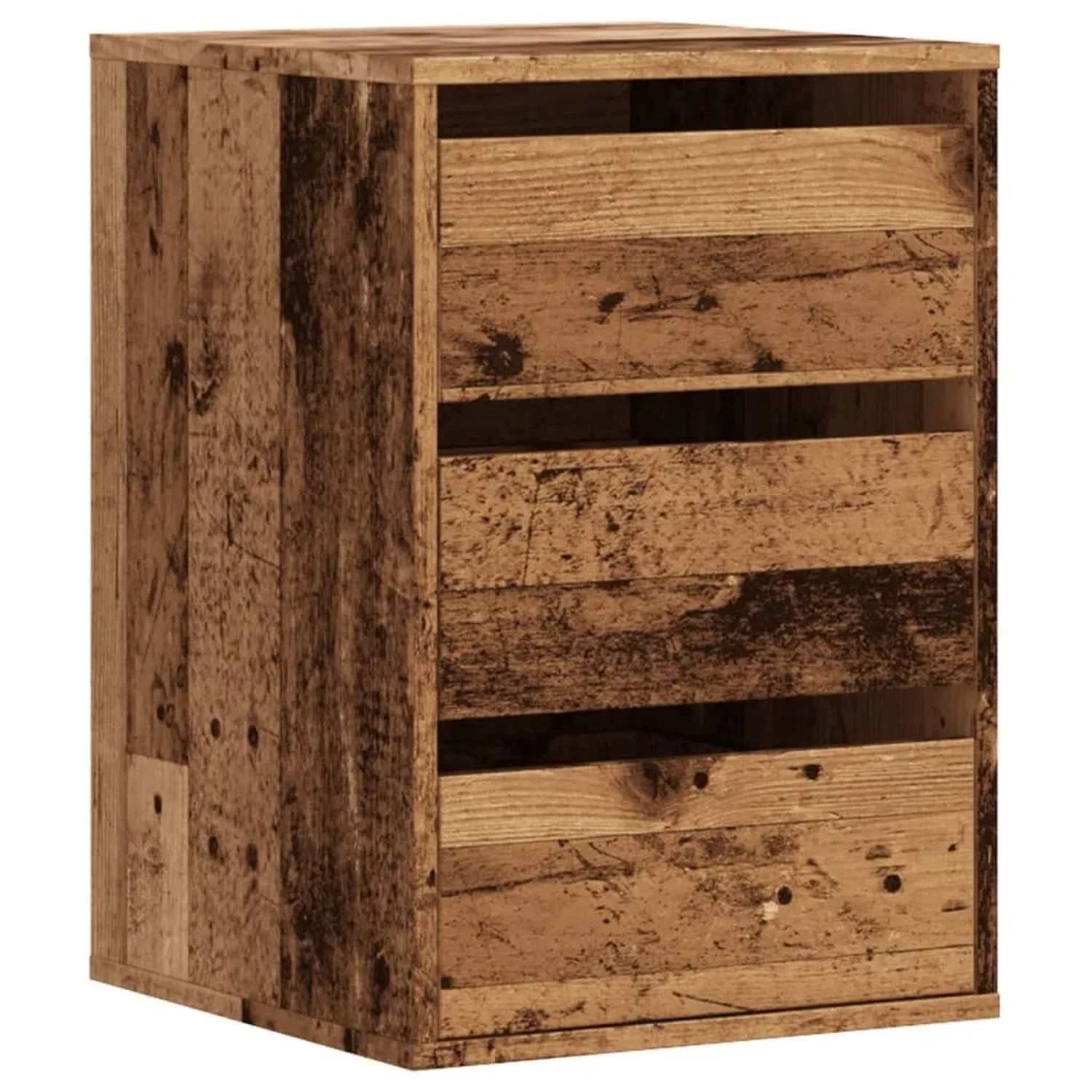 vidaXL Kommode Altholz-Optik 40x41x58 cm Holzwerkstoff 852841