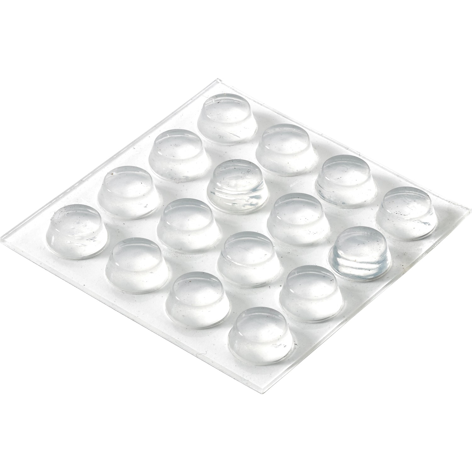 Hettich Anschlagpuffer Selbstklebend Ø 11 x 5 mm Kunststoff Transparent 16 Stück