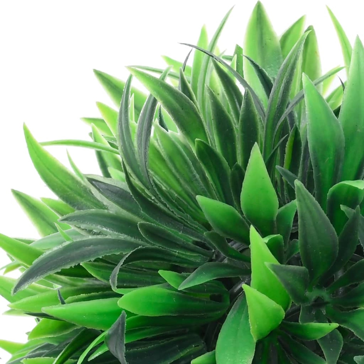 Künstliche Buchsbaumkugeln, 4er Set, 15 cm Durchmesser, grüne Kunstpflanzen für Innen und Außen.