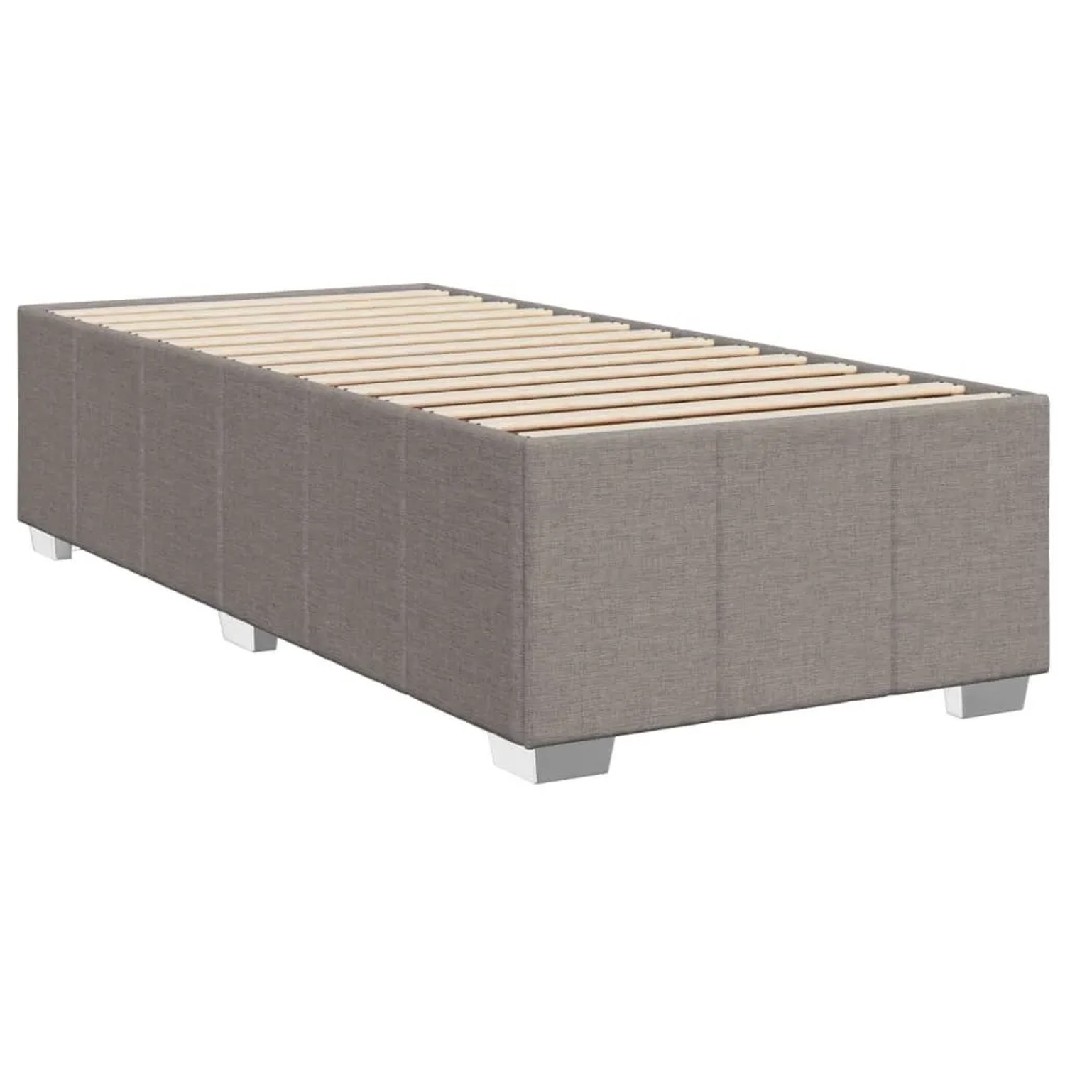 vidaXL Bettgestell Ohne Matratze Taupe 80x200 cm Stoff 3284794 günstig online kaufen