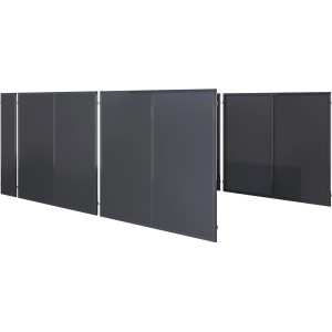 KGT Seitenelemente AVB klein, anthrazit, zur Montage am Carport für Sicht- und Wetterschutz.