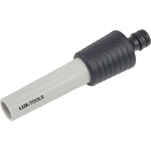 LUX Wasserspritze mit Softgrip für Gartenschlauch, stufenlos verstellbar.