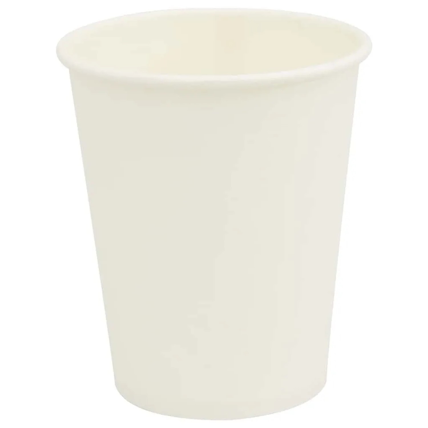 DELUKE Pappbecher Weiß 1000 Stück 200ml Einwegbecher Getränkebecher Pappe Becher Einweg Kaffeebecher Teebecher Partybecher