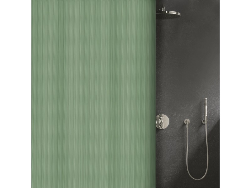 Spirella Elements Duschvorhang Mera 200 cm x 120 cm Grün kaufen bei OBI