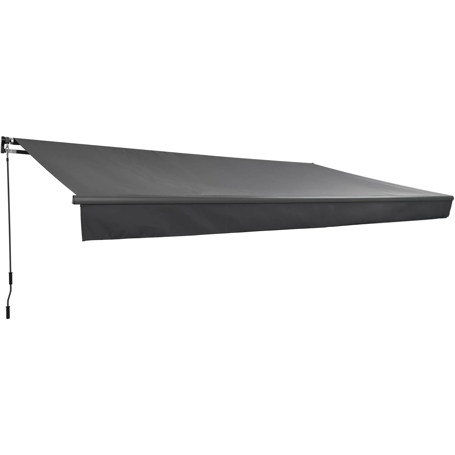 Garden Pleasure Gelenkarmmarkise 20 cm x 300 cm x 495 cm Anthrazit