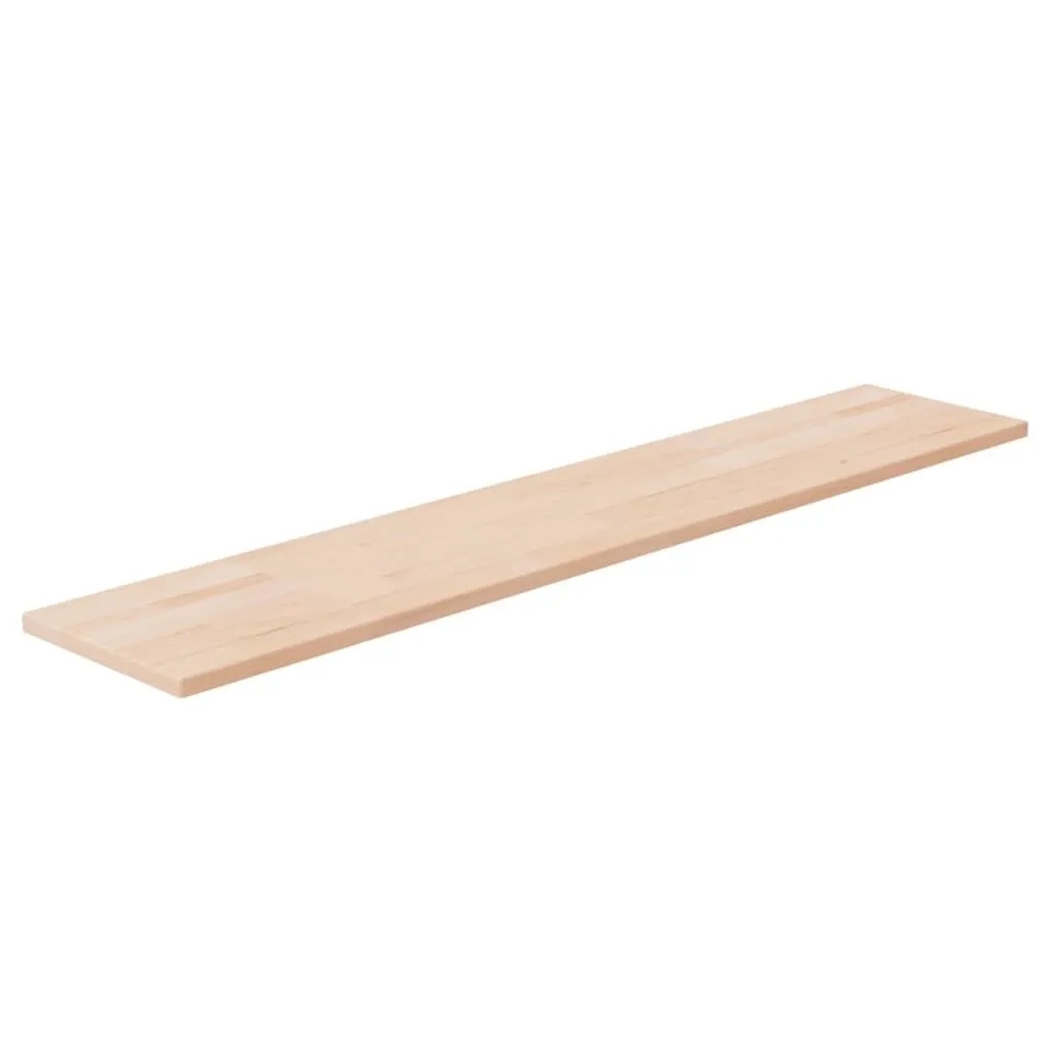 vidaXL Regalboden 100x20x1,5 cm Unbehandeltes Massivholz Eiche 342923