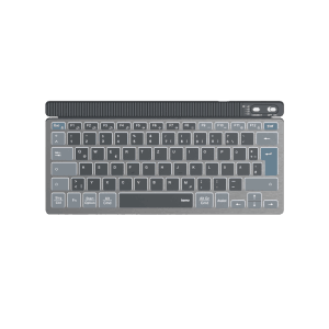 Kabellose Hama Multi-Device Tastatur WK-700, QWERTZ, beleuchtet, schwarz. Ideal für Computer & Multimedia.