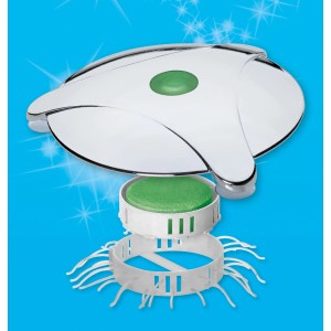 Abfluss-Fee Dusche 5er-Set: Deko-Stopfen mit Haarfänger und Duftstein für sauberen Abfluss.