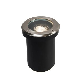 Moderner, verstellbarer QAZQA Outdoor Bodenstrahler Delux aus Stahl, IP65.