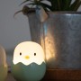 Grünes MegaLight LED-Nachtlicht Baby Eggy mit Akku, dimmbar und mit RGB Licht.