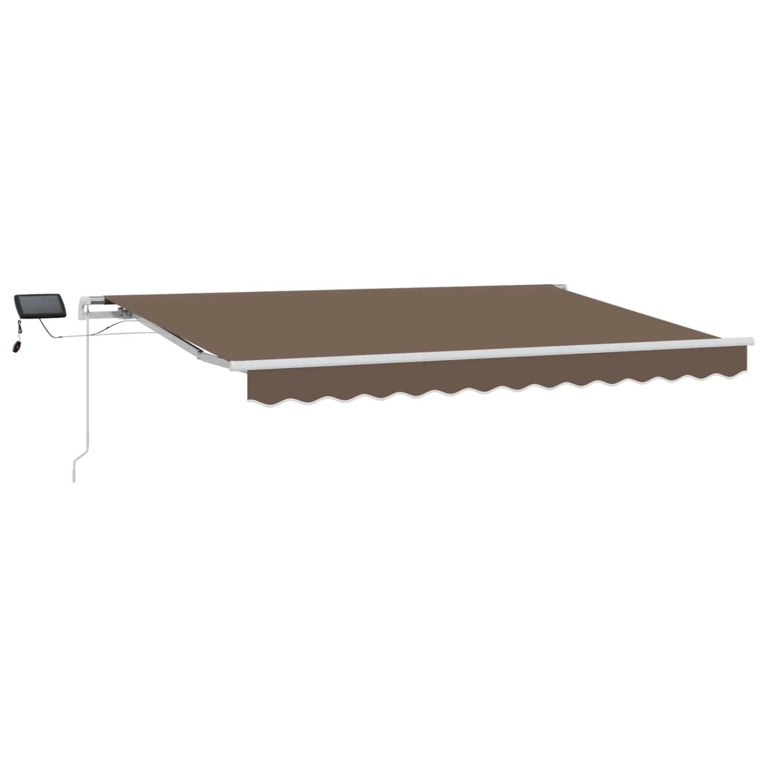 vidaXL Ausziehbare Markise Taupe 450 x 300 cm Stoff und Aluminium 3426176