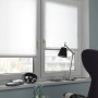 Gardinia EasyFix Rollo, reinweiß, 60x150 cm, strukturierter Stoff, ohne Bohren am Fenster montiert.