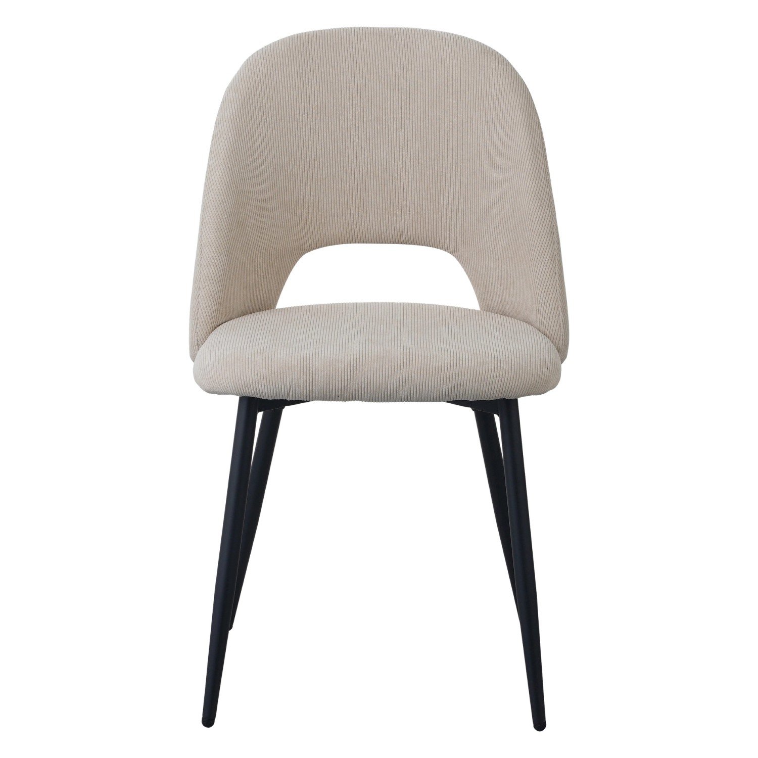 Albatros Esszimmerstuhl SILVI Cord 2er Set Beige