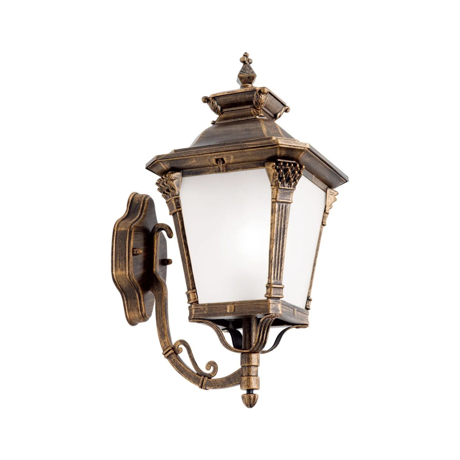 Orion Leuchten Außen Wandleuchte Aufwärts 60W E27 Patina