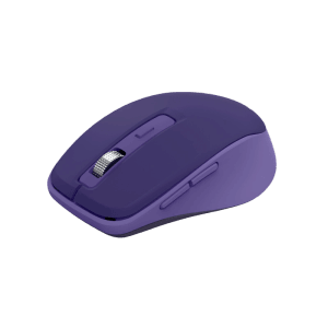 Blaue Hama Multi-Device-Maus WM-450 mit 7 Tasten, kabellos für PC & Multimedia.