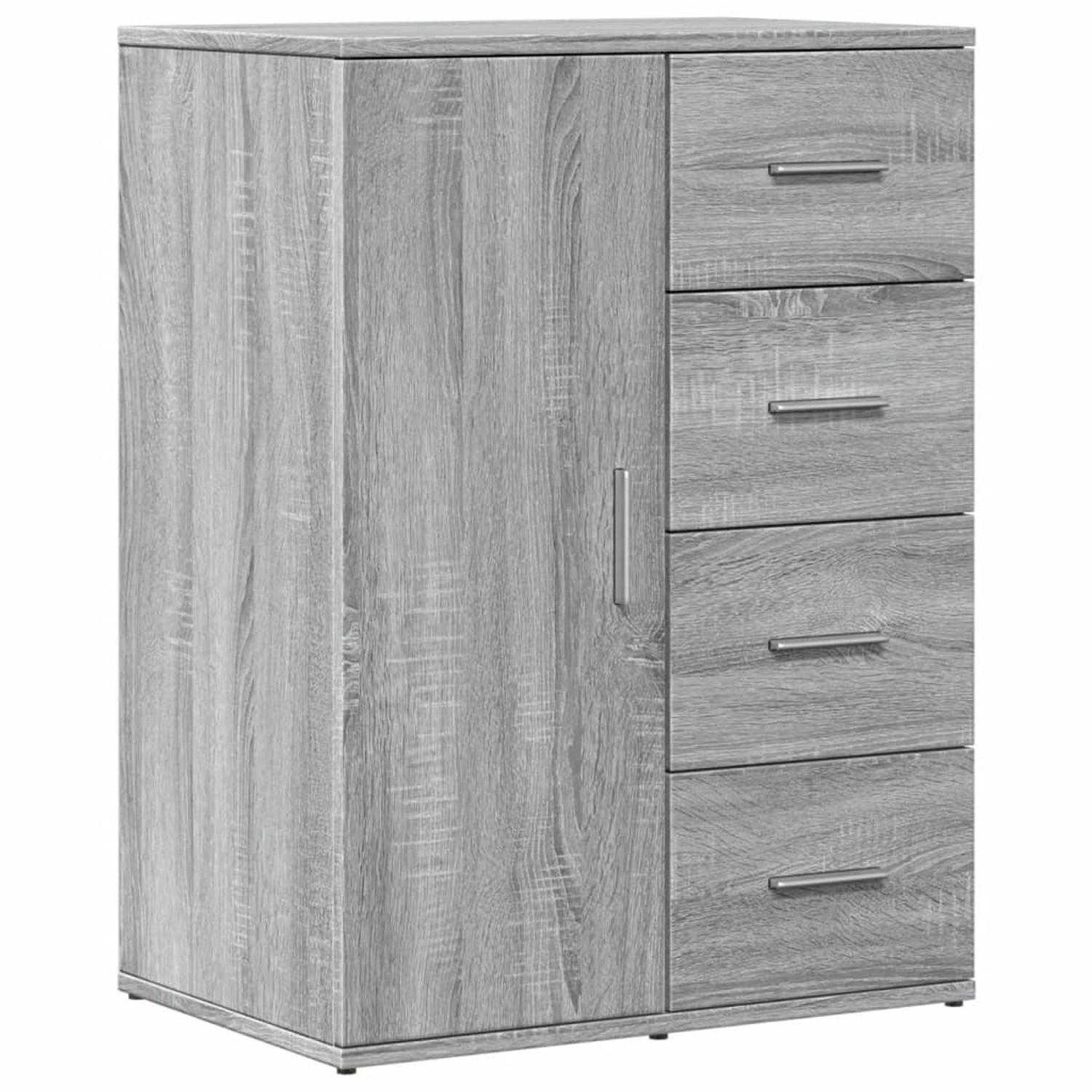 vidaXL Sideboard Grau Sonoma 59x39x80 cm Holzwerkstoff 840539 günstig online kaufen