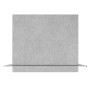 LuxeBath Unterputz-Schrankmodul WC Silber aus Edelstahl, 60x20x10 cm.