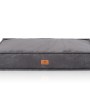 Graues Knuffelwuff Hundekissen Lesedi Cord, 135x90cm. Bequemes Hundebett aus Cordstoff.
