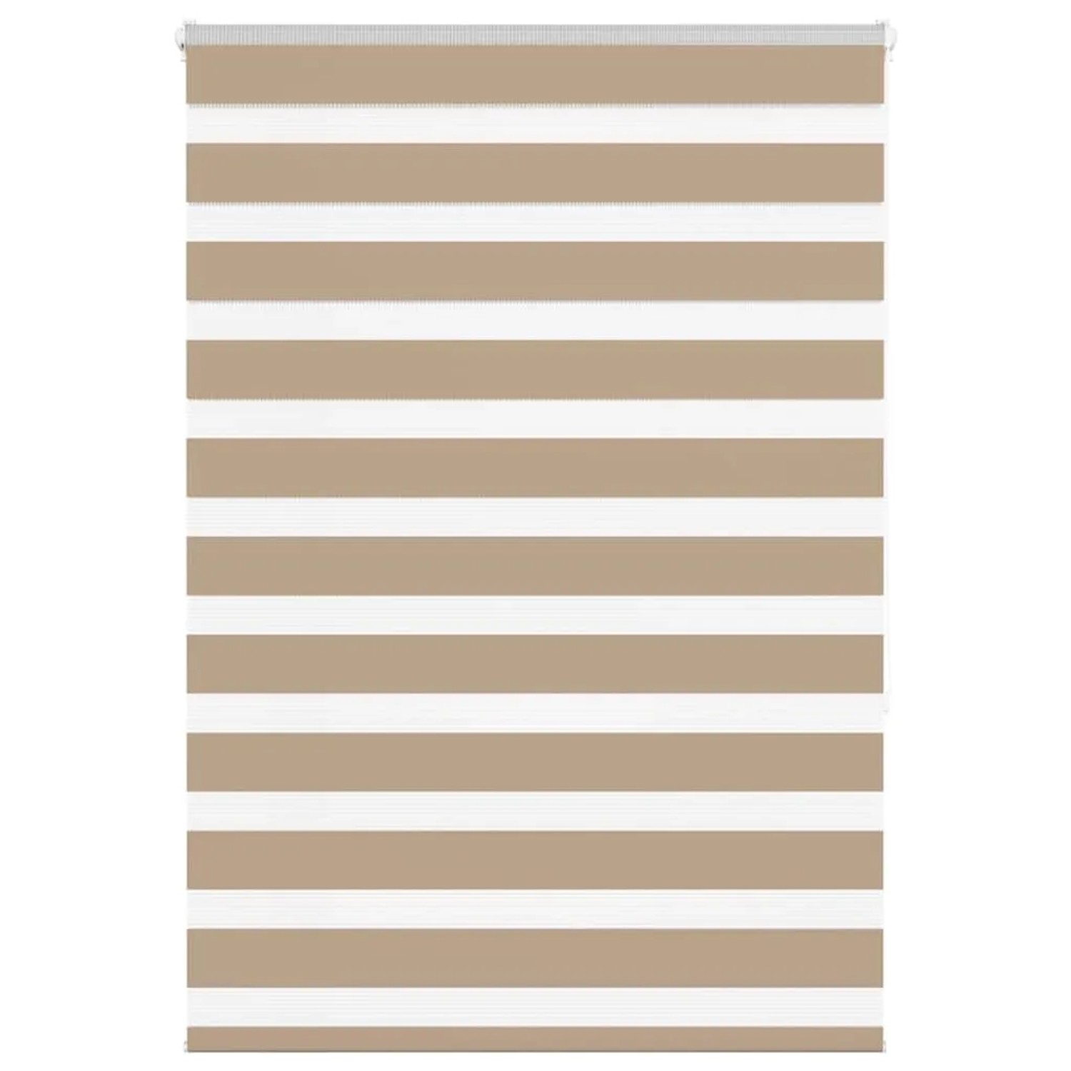 vidaXL Doppelrollo Sandbraun 95x150 cm Stoffbreite 90,9 cm Polyester 401454 günstig online kaufen