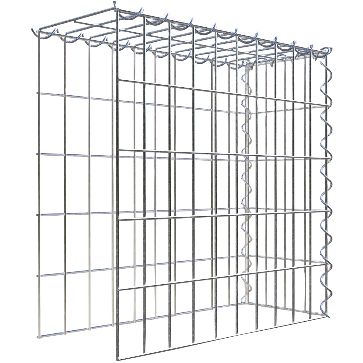 Gabiona Gabione-Anbaukorb Typ 4 50 x 50 x 20 cm Maschenw 5 x 10 cm