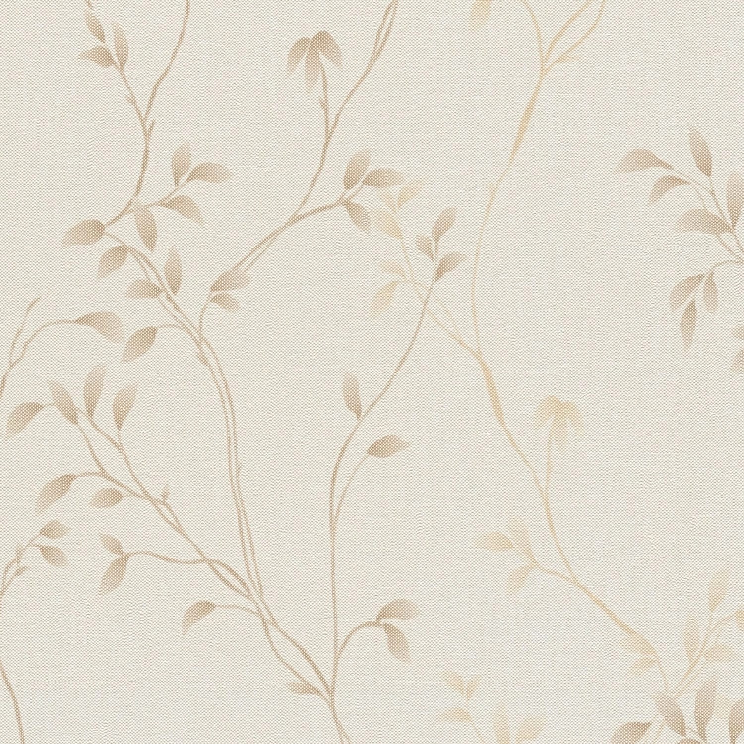 PROFHOME 397671-GU Landhaus Tapete Floral Matt Beige Creme-Weiß Braun 0,53 günstig online kaufen
