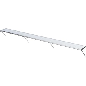 KGT Hängebord Santini II für Gewächshäuser, Aluminium mit weißen Kunststoffplatten.