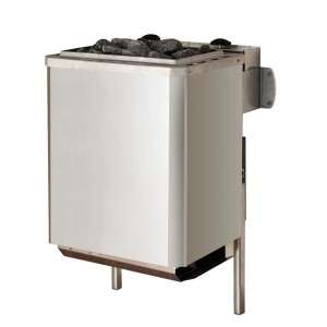 Kompakter 5,4 kW Saunaofen Kompakt von Weka mit Saunasteinen für Massivholzsaunen.