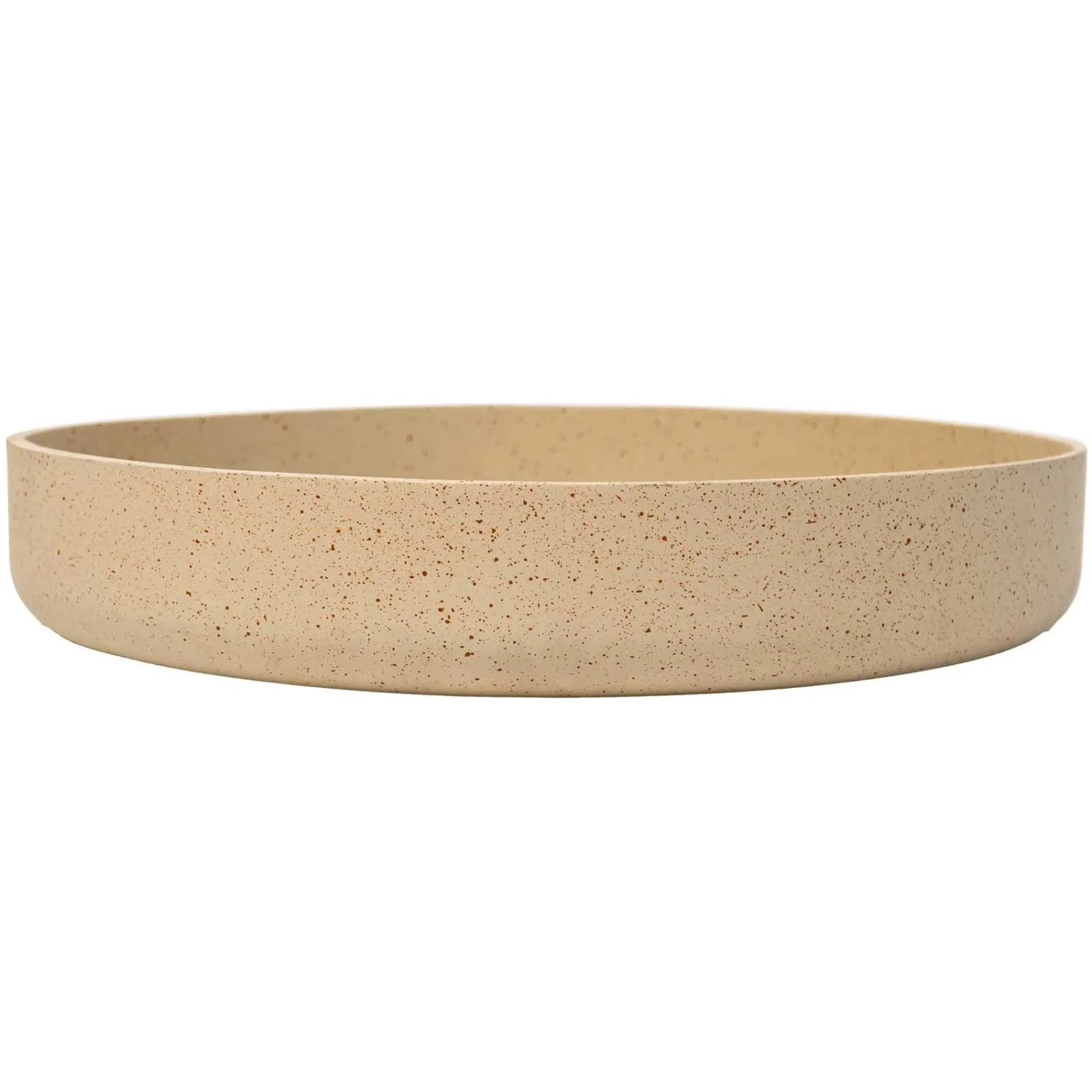 Vivanno Pflanzschale Oryven 34 cm x 34 cm x 6 cm Arbanebeige