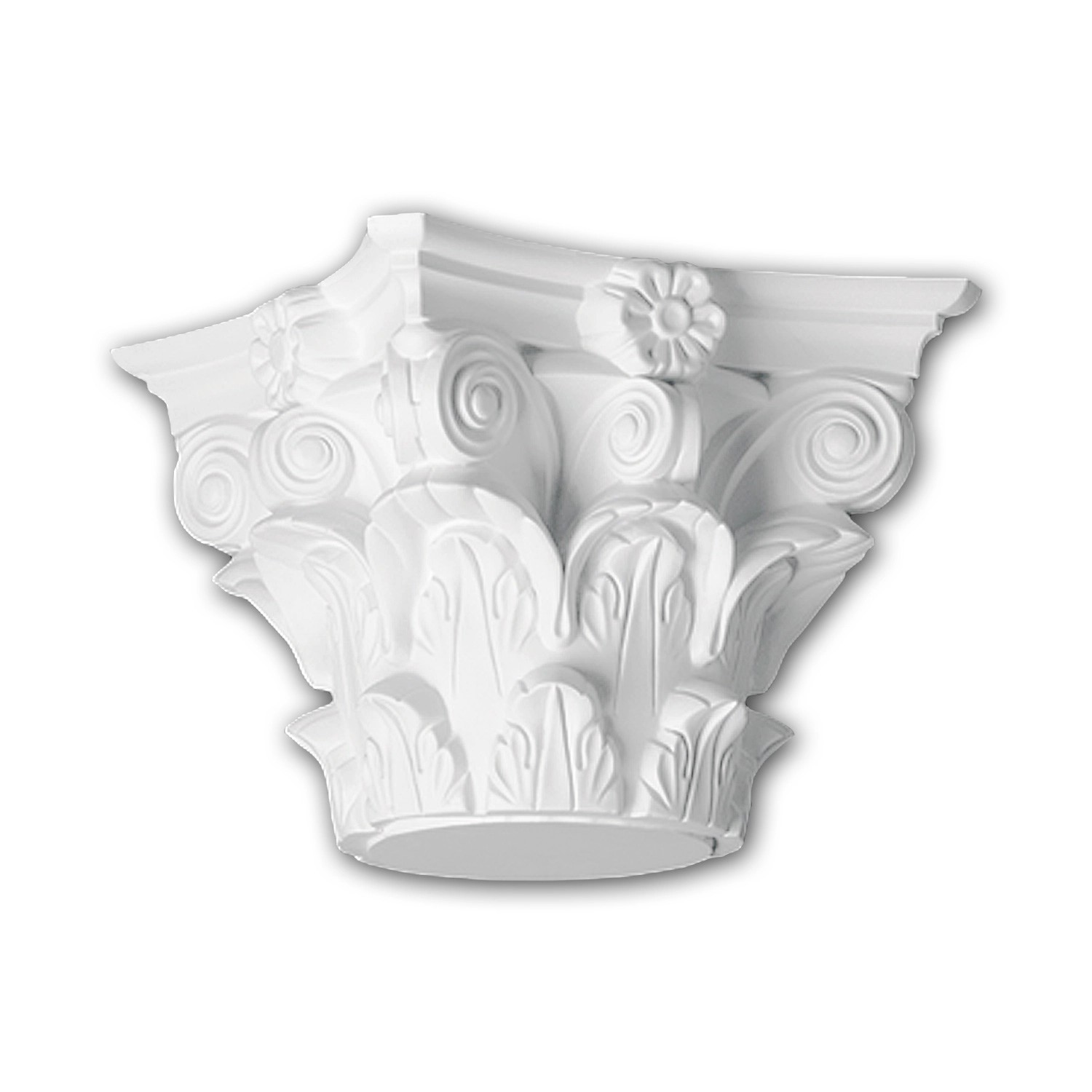 PROFHOME 111010 Vollsäulen Kapitell Säule Zierelement Stuckdekor, 22,5 cm x günstig online kaufen